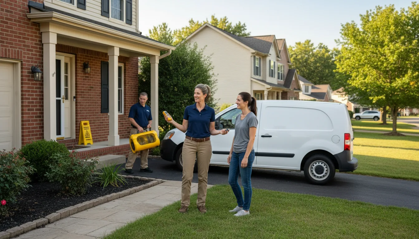 Residential water damage restoration in Linwood, NJ